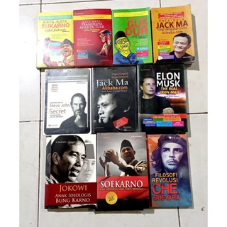 BUKU OBRAL SUPER MURAH - Buku BIOGRAFI / BIOGRAFI TOKOH / SEJARAH TOKOH