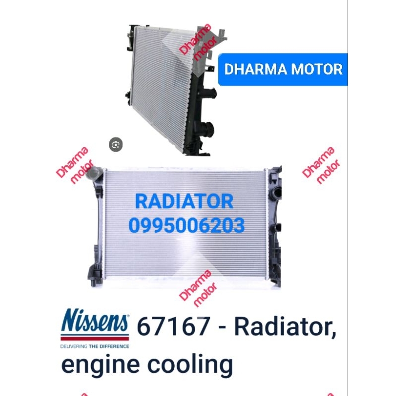 Jual RADIATOR W204 a099 500 62 03 MERK NISSEN MERCEDES BENZ.COOLING ...