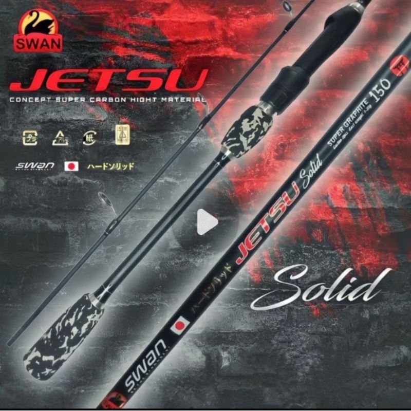 Jual Rod SPINNING SWAN JETSU SOLID CARBON | Shopee Indonesia
