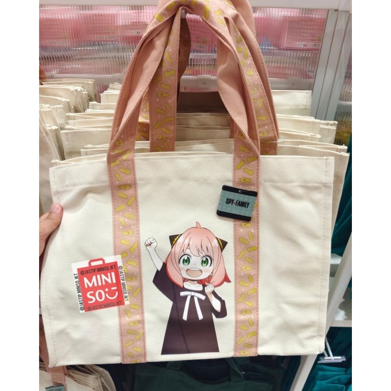 Tote bag miniso shopee hotsell