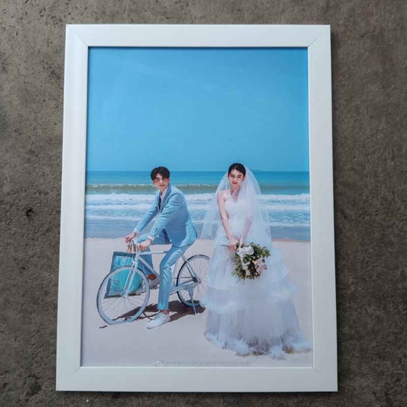 Jual Bingkai / Frame / Pigura Foto A3/17R (30 cm x 40 cm) Profil Emas ...