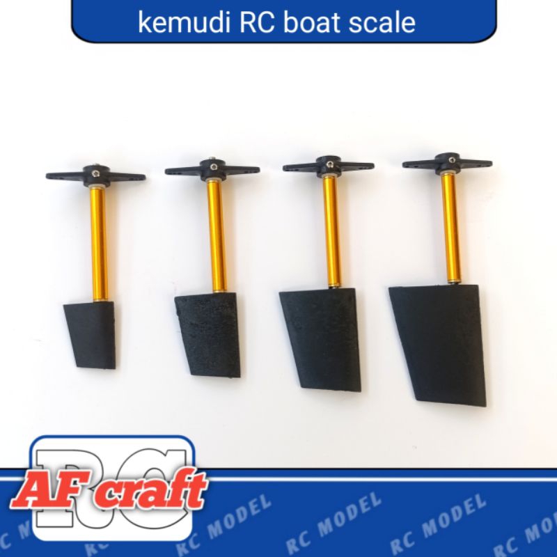 Jual Rudder /kemudi RC model boat scale high quality | Shopee Indonesia