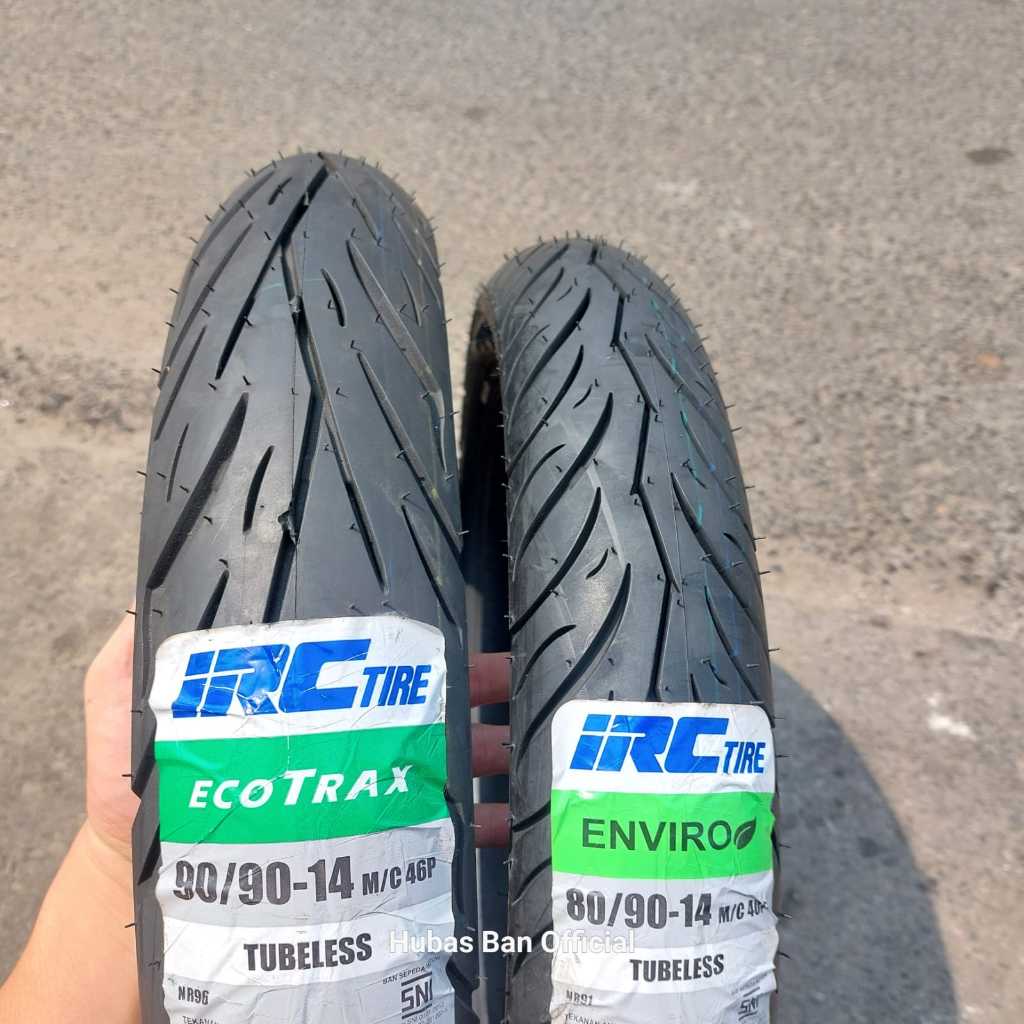 Jual Ban IRC Enviro NR91 & Ecotrax NR96 Depan Belakang 70/90 80/90 90/ ...