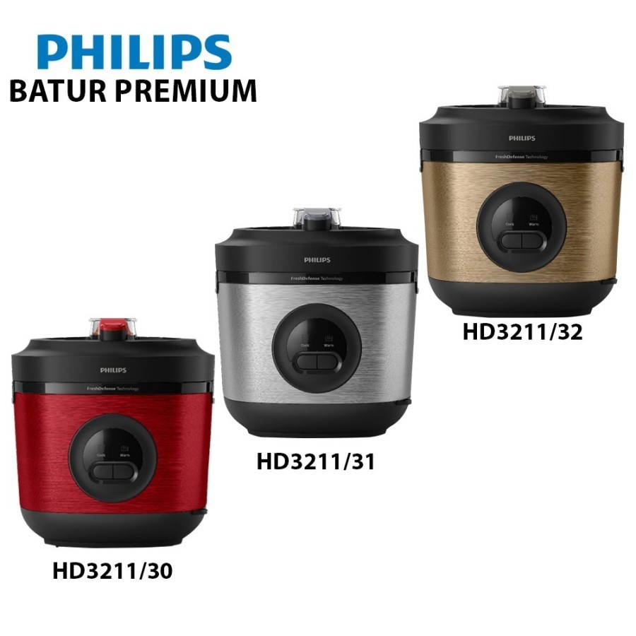 Jual MAGIC COM PHILIPS RICE COOKER HD 3211 PREMIUM PLUS | Shopee Indonesia