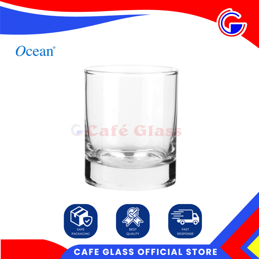 Gelas Kaca Hotel Resto Bar - Gelas Cafe Minimalist - Ocean Rock / Gelas Minum 20Cl - 1B07807