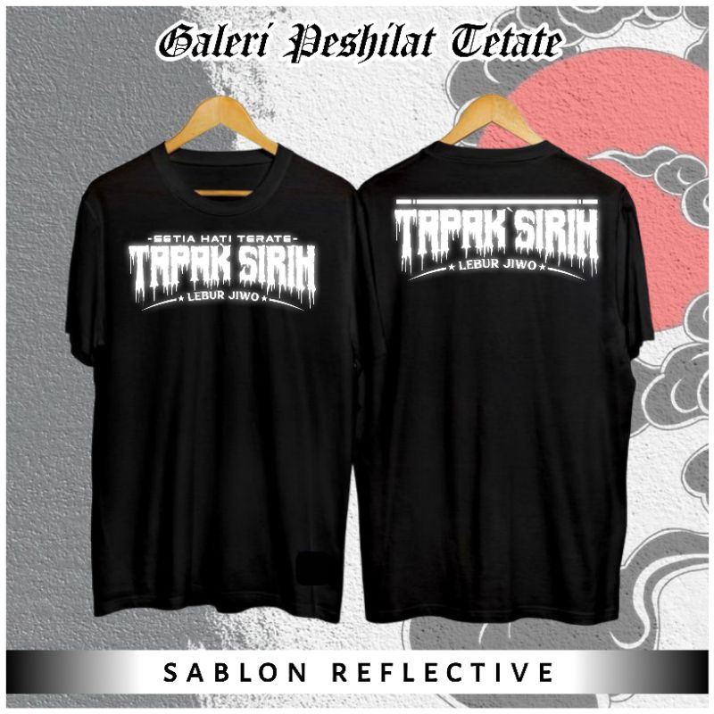 Jual KAOS PSHT 24s TAPAK SIRIH LEBUR JIWO REFLECTIVE DESAIN SIMPEL