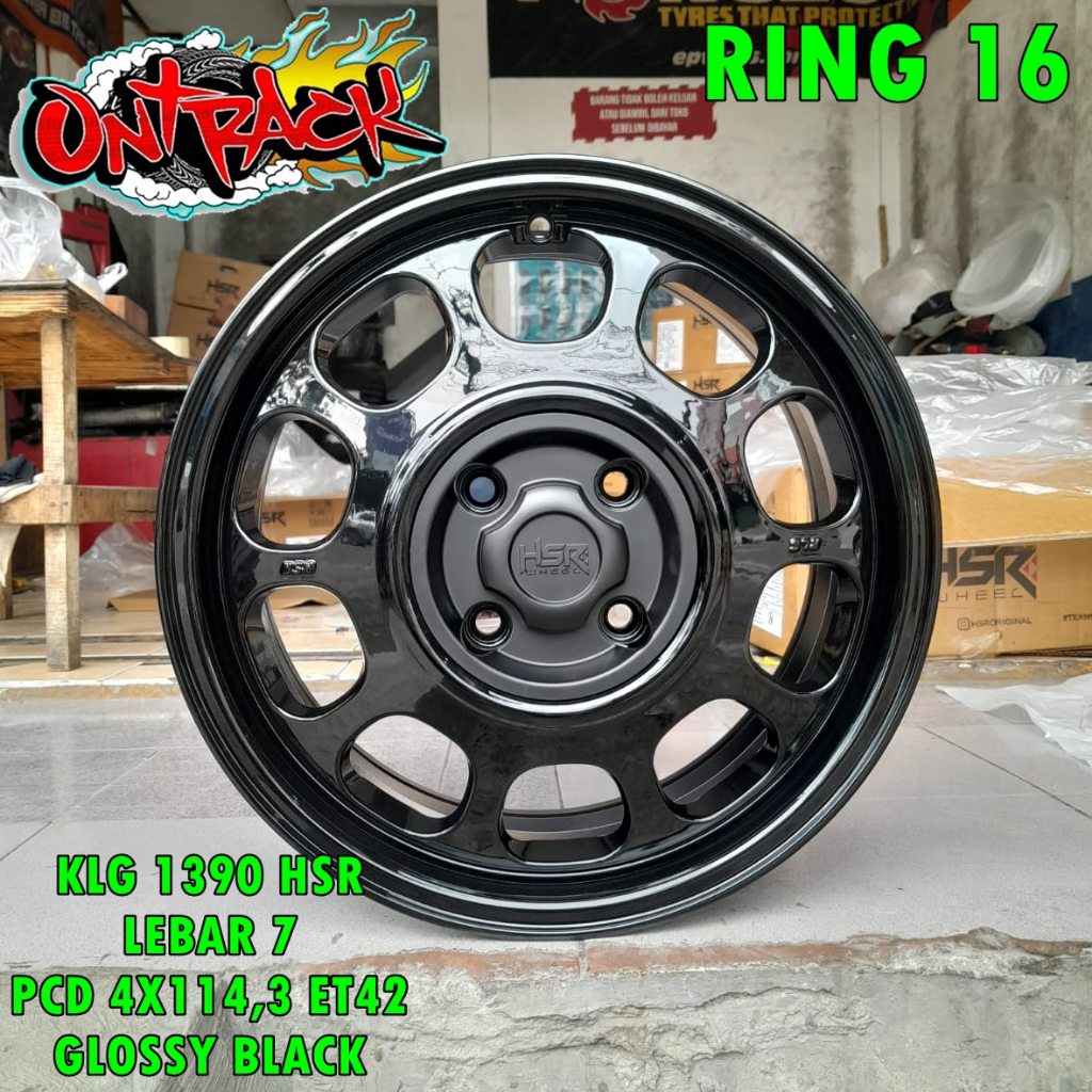 Jual VELG RACING RING 16 HSR KLG 1390 LEBAR 7 PCD 4X114,3 ET42 PELEK ...