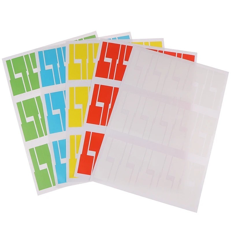 Jual 10 Lembar / 300pcs Label Kabel Listrik Sticker Cable Tag Sticker ...