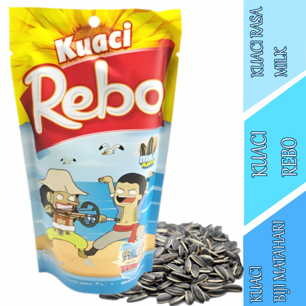 Jual Kuaci Rasa Milk - Kuaci Rebo - Kuaci Biji Matahari - 140gr ...