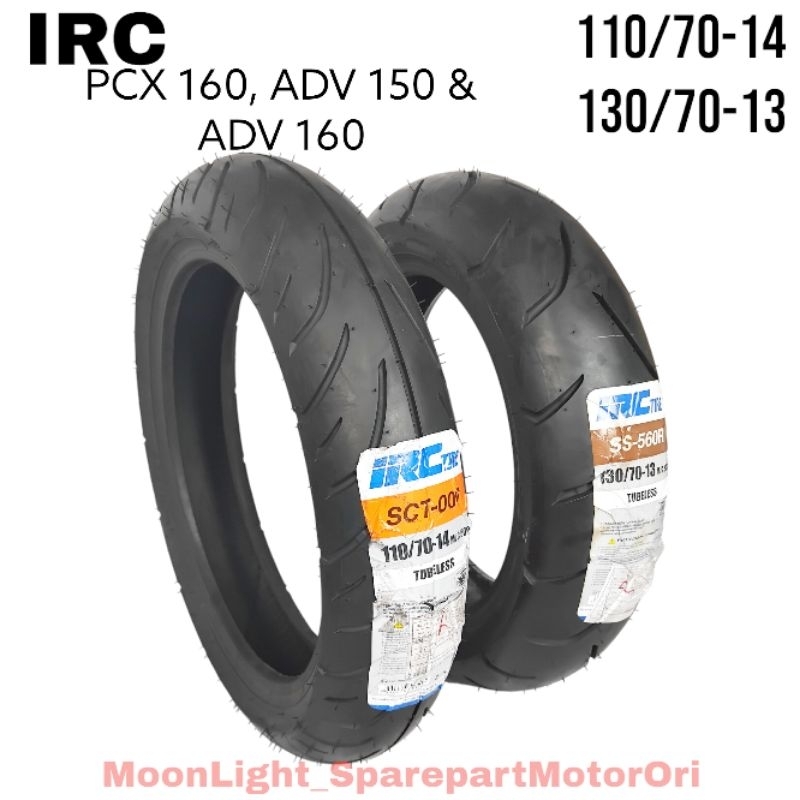 Jual BAN LUAR PCX 160 ADV 150 ADV 160 DEPAN 110/70-14 BELAKANG 130