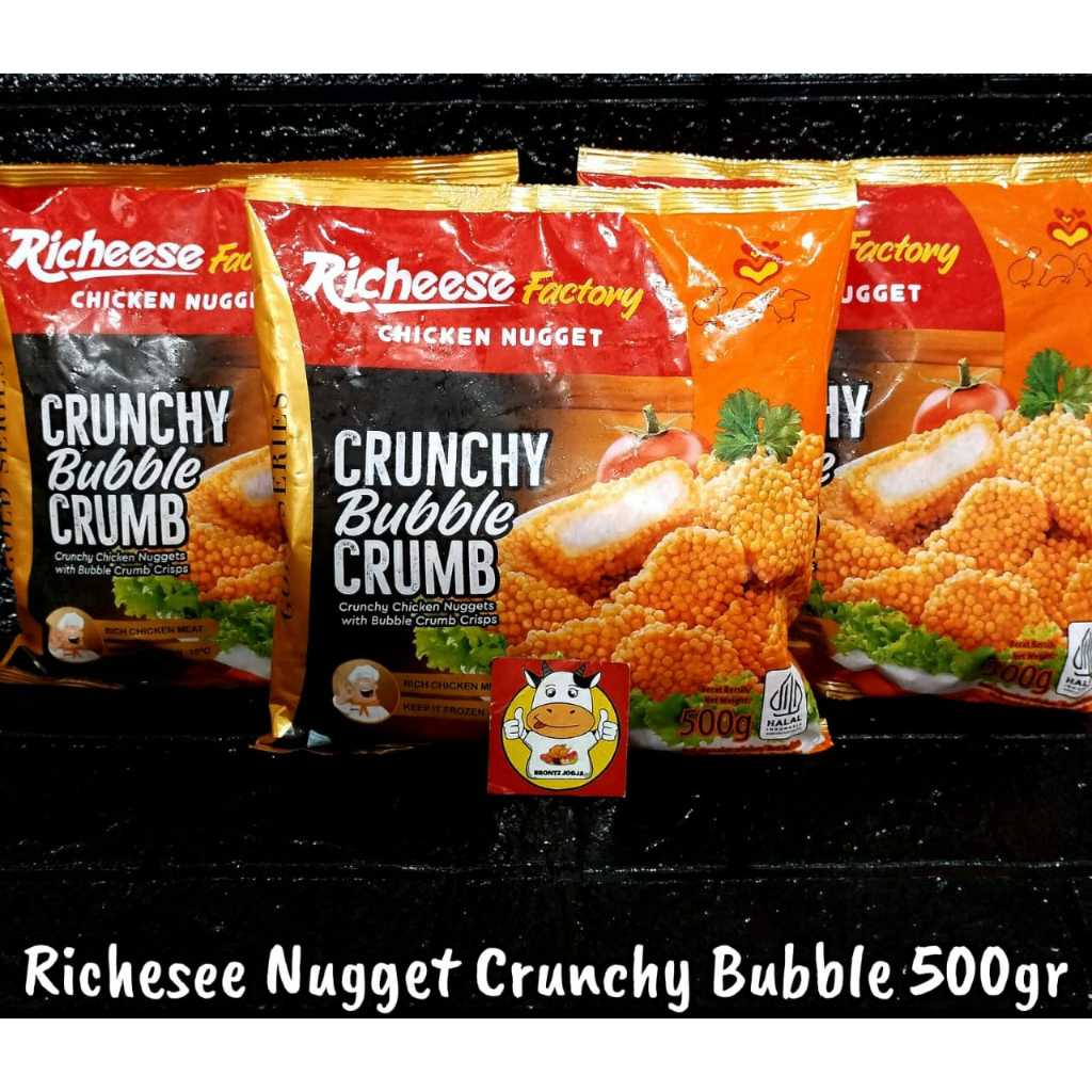 Jual RICHEESE NUGGET CRUNCHY BUBBLE 450GR-FROZEN FOOD-BRONTZ JOGJA ...