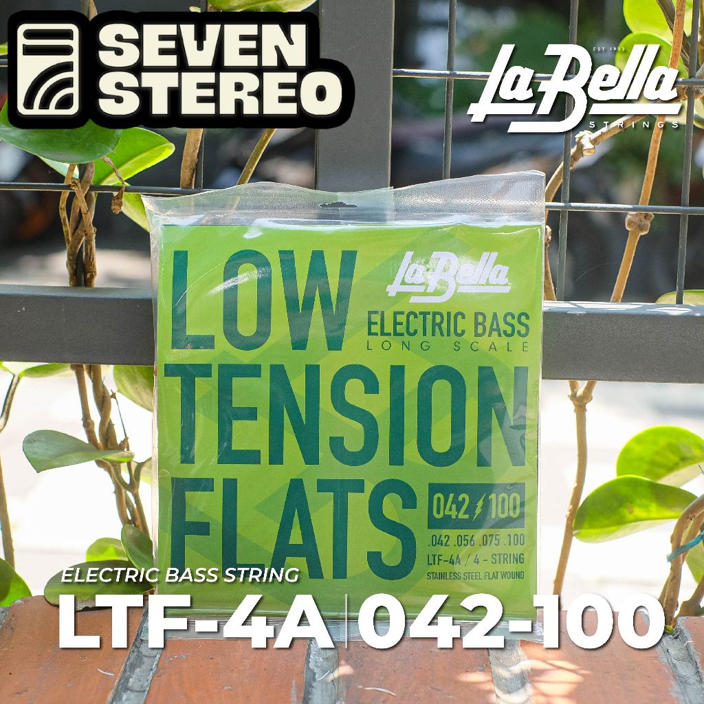 La Bella LTF-4A Low-Tension Flexible Flat Electric Bass Strings - Foto 13