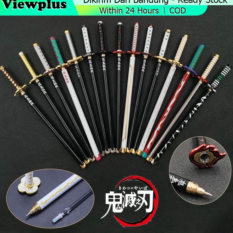 Jual KODE T55V Pulpen Pedang Sword Pen Zenitsu Anime Demon Slayer ...