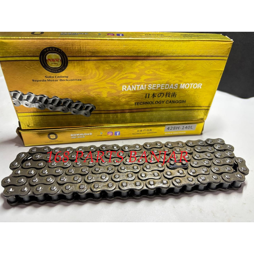 Jual Nagoya Gold Rantai Roda 428H - 140L | Shopee Indonesia