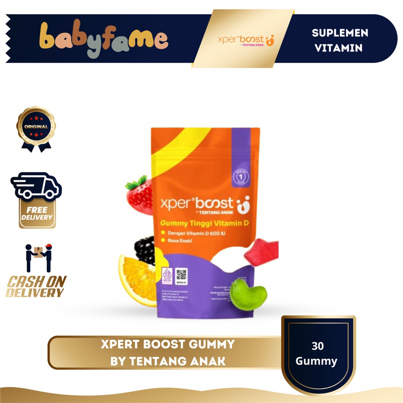 Jual XPERT BOOST GUMMY MULTIVITAMIN by TENTANG ANAK | 30 SOFT GUMMY ...