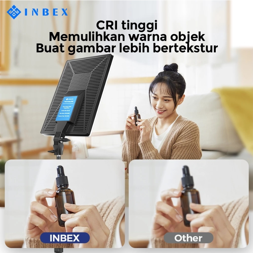 Jual INBEX IP80 lampu foto 80W LED Lighting Foto Kreator Lampu ...