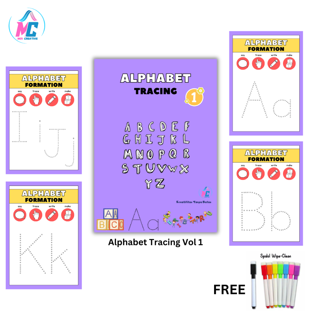 Jual Activity Book – Buku Aktivitas Anak Tracing Alphabet Belajar ...