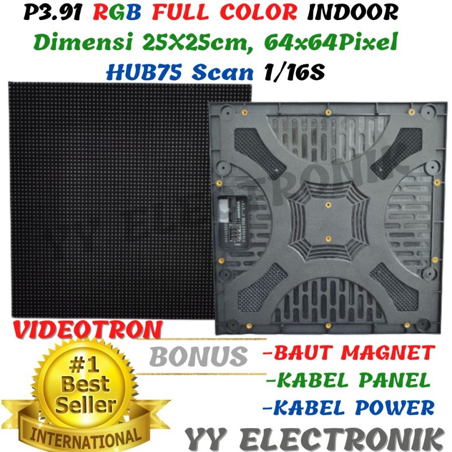 Jual LED VIDEOTRON P3.91 INDOOR RGB FULL COLOR High Quality module ...