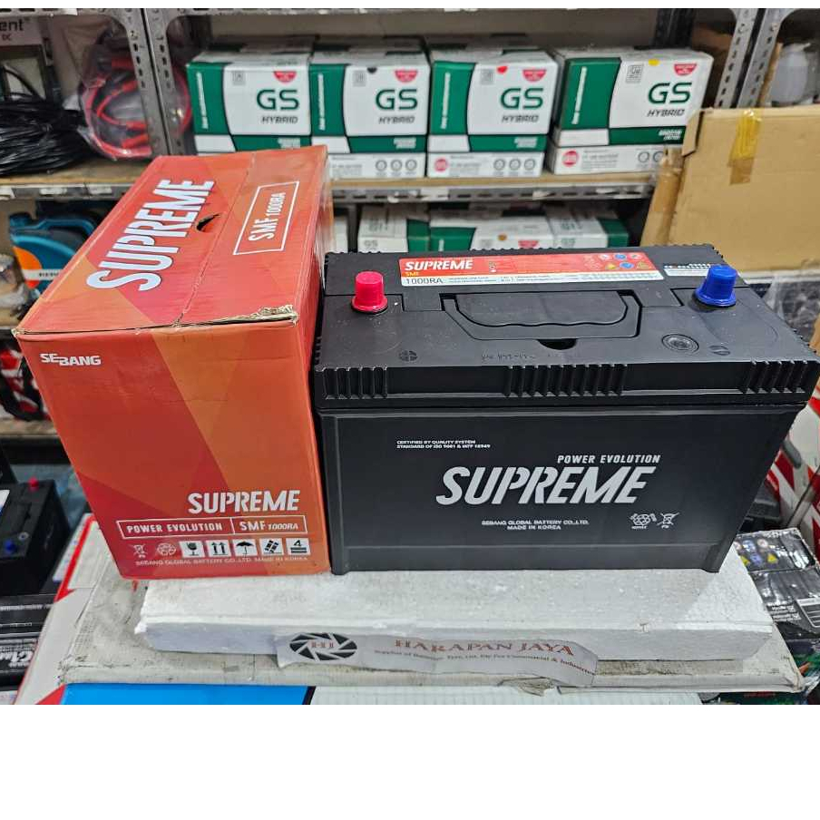 Supreme Aki Jual AKI MOBIL SUPREME MF 1000RA (100 AH) (KERING) | Shopee Indonesia