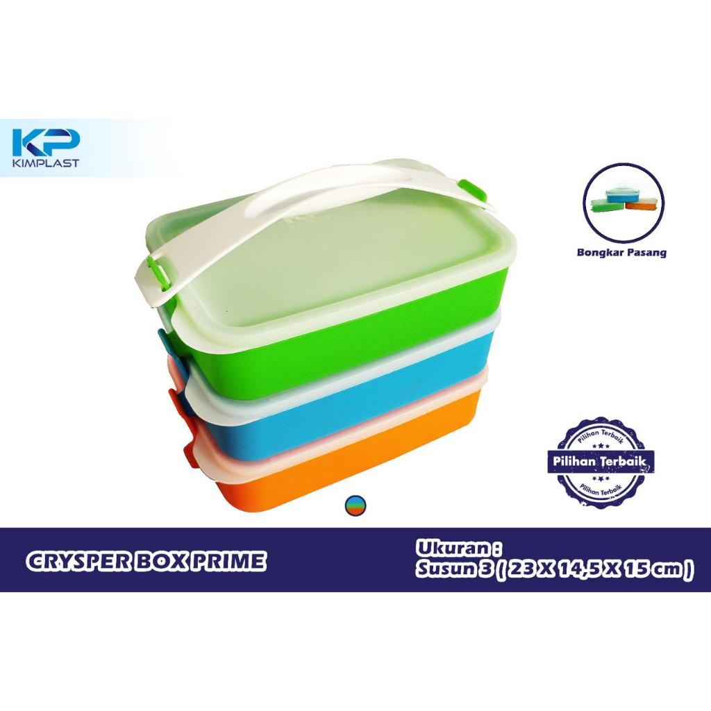 Jual RANTANG 3 SUSUN ,bekal sekolah,rantang plastik 3susun | Shopee ...