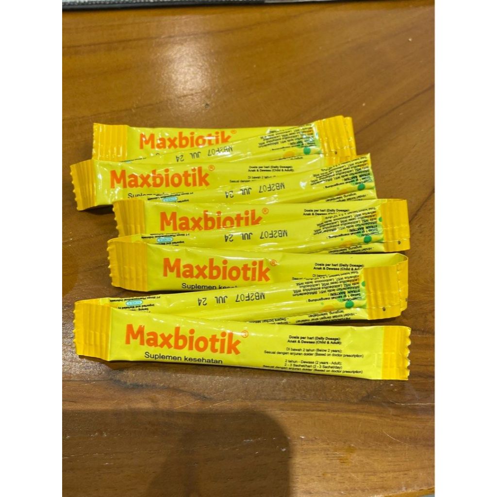 Jual Maxbiotik / probiotik / memelihara pencernaan box isi 30 sachet ...
