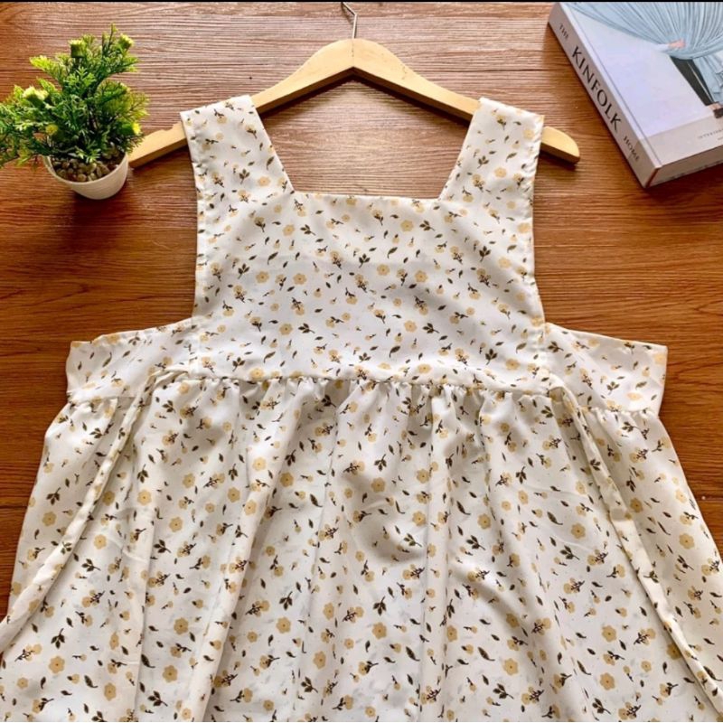 Jual OVERALL MIDI DRESS KOREAN STYLE / CAMELIA MIDI HIMARI DRESS WANITA