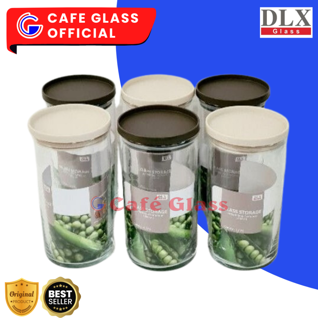 Toples Kaca Tutup Plastik - Toples Kue Kering - Toples Anti Semut Canary C