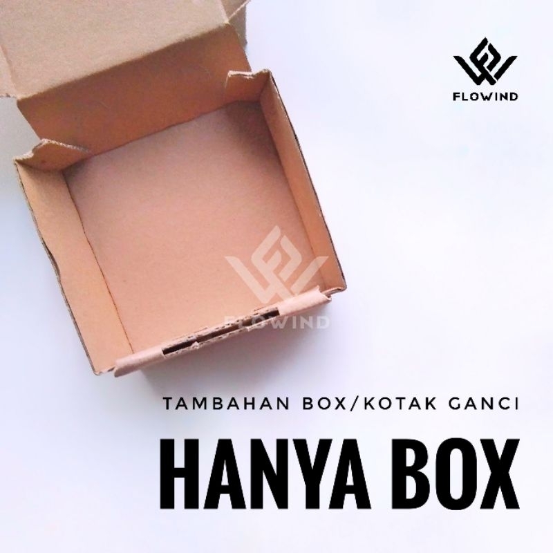 Jual Box 8x8x3 cm Tambahan packing ganci agar lebih aman | Shopee Indonesia