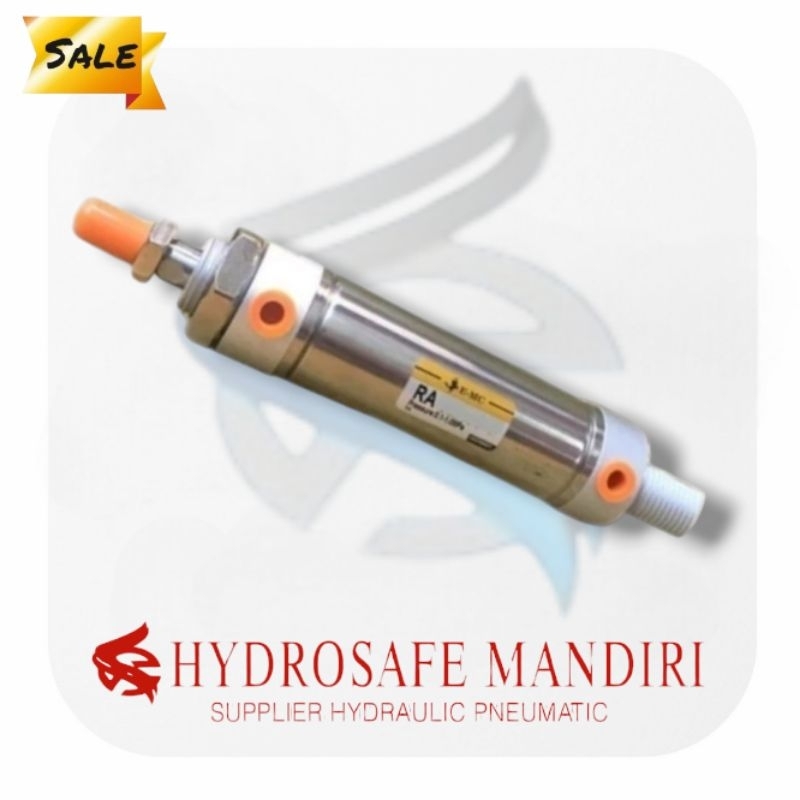 Jual Cylinder pneumatic EMC RAS-CA 40X250 BULAT MAGNET | Shopee Indonesia