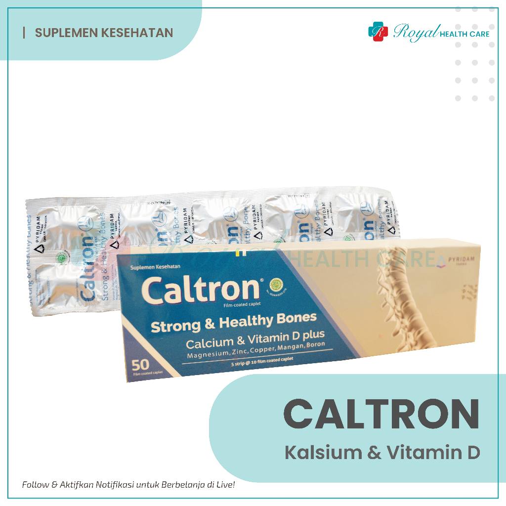 Jual CALTRON, Untuk Membantu Memelihara Kesehatan Tulang | Shopee Indonesia