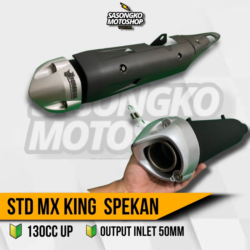 Jual HANYA SILINCER KNALPOT STANDART RACING MX KING MX OLD MX NEW 130cc ...