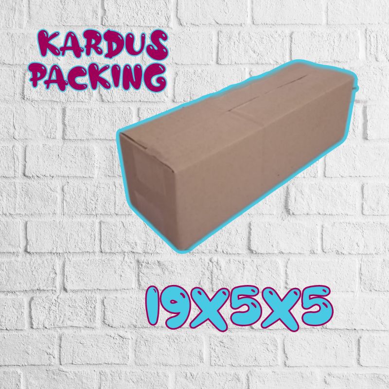 Jual kardus packing UK 19x5x5 kardus kecil kardus besar | Shopee Indonesia