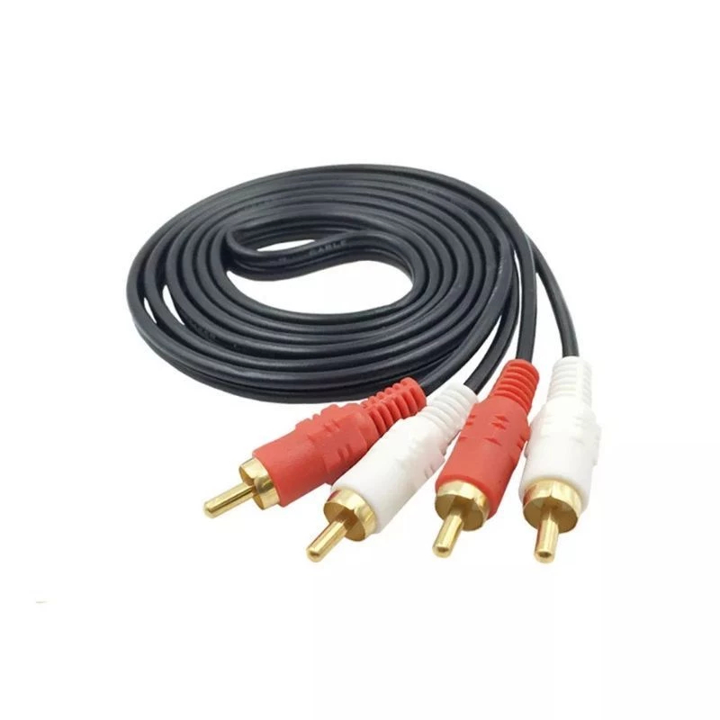Jual Kabel AUX AV Video RCA 2in2 / Kabel Audio 2X2 / Kabel AV Video ...