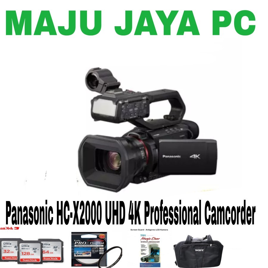 Jual PANASONIC HC-X2000 UHD 4K PROFESIONAL CAMCORDER | Shopee Indonesia