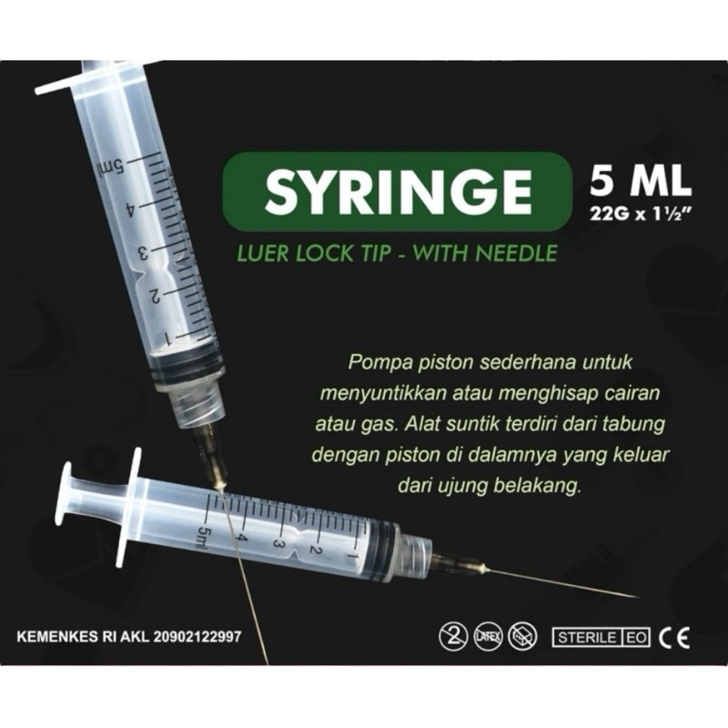 Jual Suntikan 5ml Dengan jarum | Shopee Indonesia