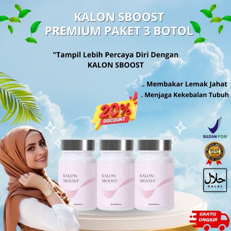 Jual PAKET 3 BOTOL! KALON SBOOST PREMIUM Isi 30 - Garcinia Attroviridis ...