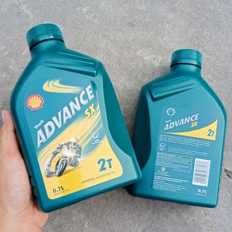 Jual OLI OIL SAMPING 2T SHELL ADVANCE SX 700ML ORIGINAL | Shopee Indonesia