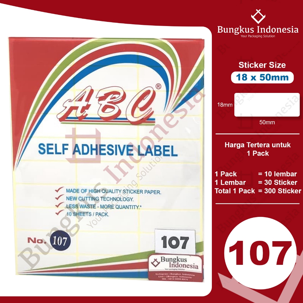 Jual Stiker Label 107 / Sticker | Shopee Indonesia