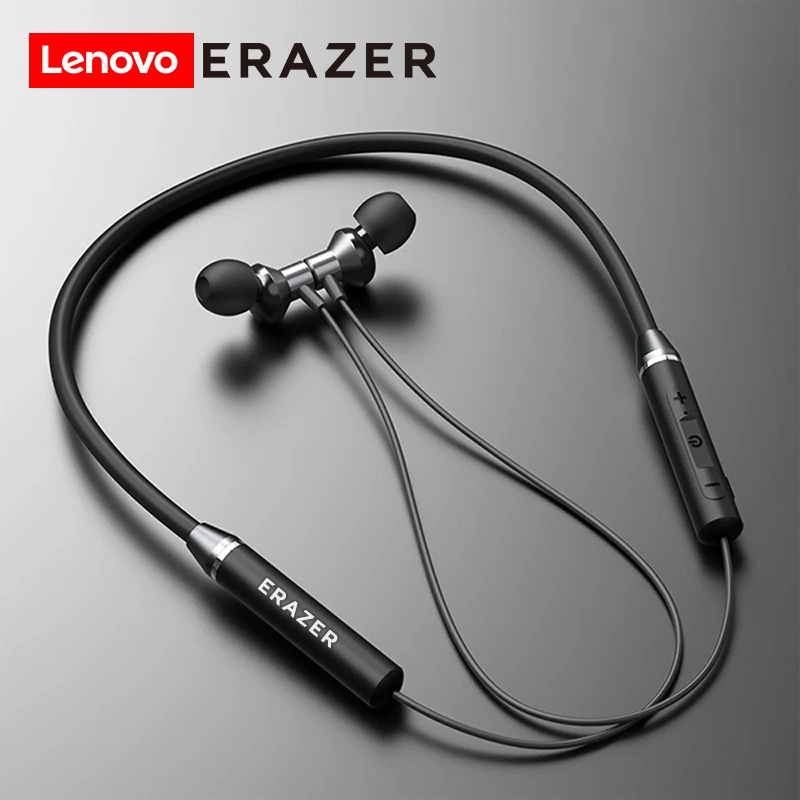 Jual Lenovo ERAZER XE05MAX Neckband Sport Headset Bluetooth Bass