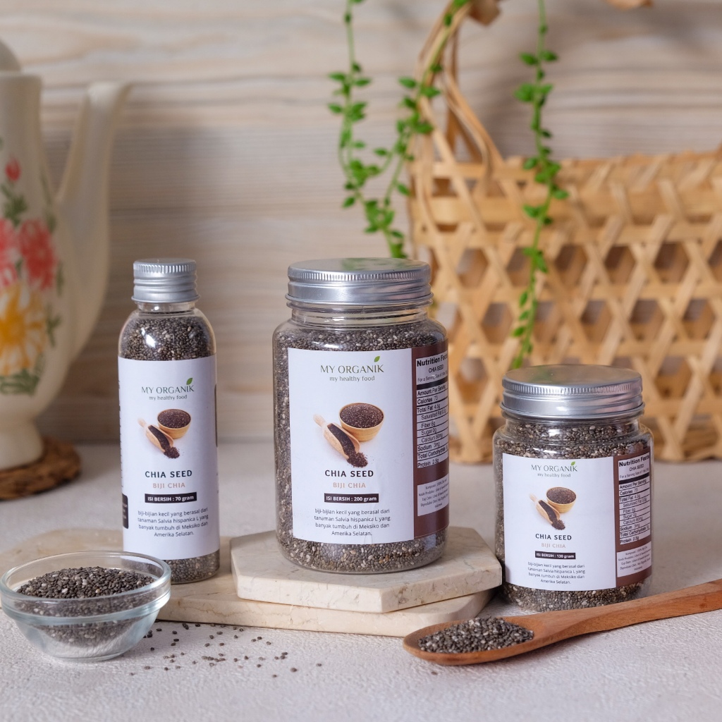 Jual My Organik Chia Seed Organic Chia Seed Grade A Premium Quality ...