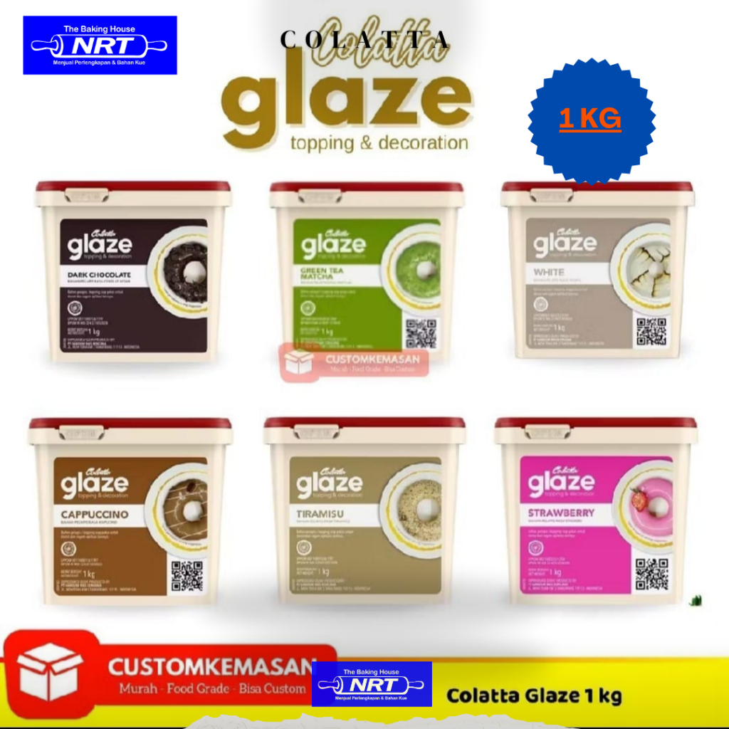 Jual COLATTA GLAZE 1KG ALL VARIANT NRTbakinghouse | Shopee Indonesia