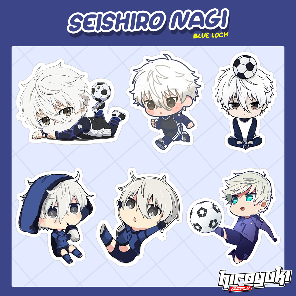 Jual Sticker Anime Blue Lock Seishiro Nagi Chibi | Shopee Indonesia