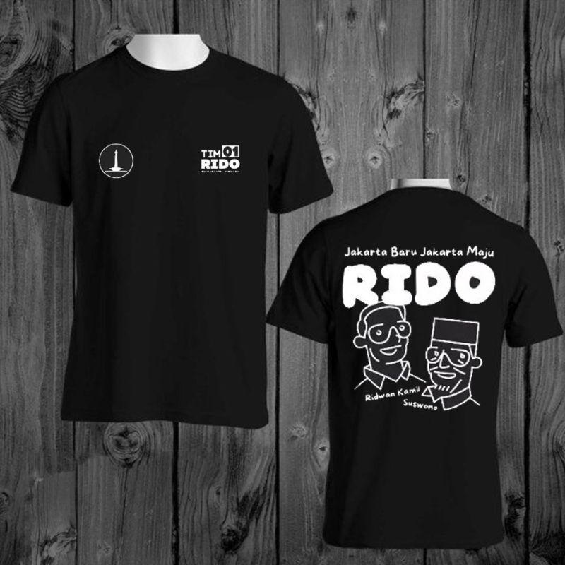 Jual KAOS TIM 01 RIDO RIDWAN KAMIL SUSWONO DTF PUTIH | Shopee Indonesia
