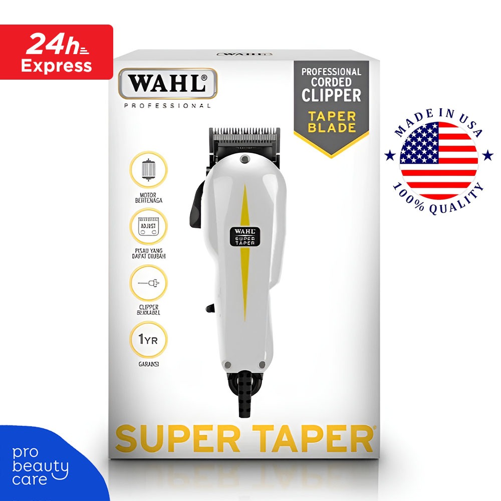 Wahl - Alat Cukur Rambut - Professional Super Taper Corded Clipper