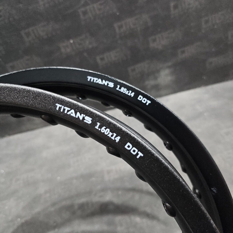 Jual Alloy Aloy Titans 14 x 160 dan 14 x 185 Petak Kulit