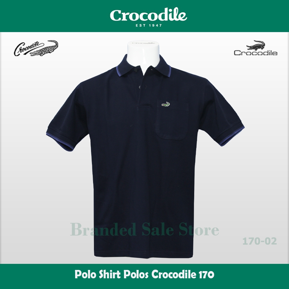 Jual Crocodile Kaos Kerah Pria Polos Warna Men Polo Shirt Original Shopee Indonesia