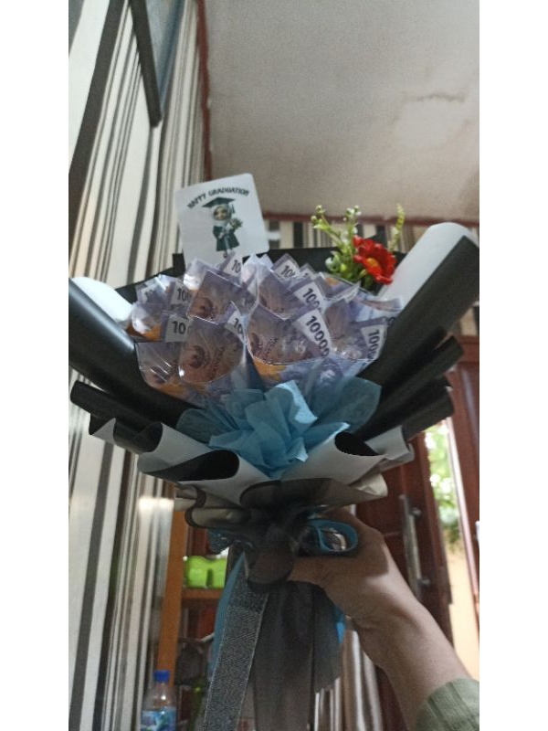 Jual Buket Uang 20 Lembar Isi Bisa Custom | Shopee Indonesia