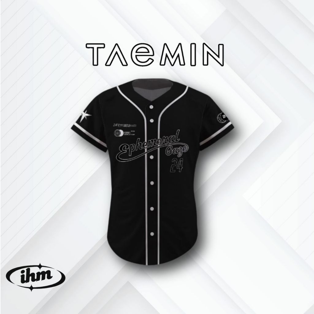 Jual Jersey Baseball KPOP TAEMIN SHINEE Konser Ephemeral Gaze 2024