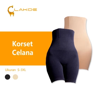 LAKOEOFFICIALMALL Korset Celana Korset Pelangsing Perut Wanita