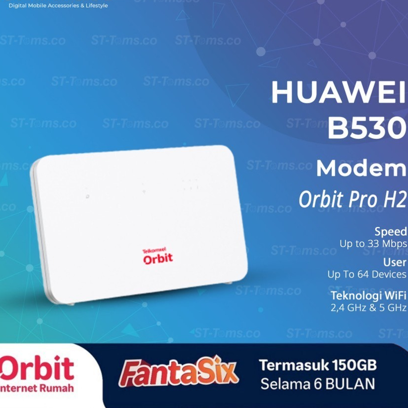Jual Huawei B530 Orbit Pro H2 Home Router Modem WiFi 4G High Speed ...